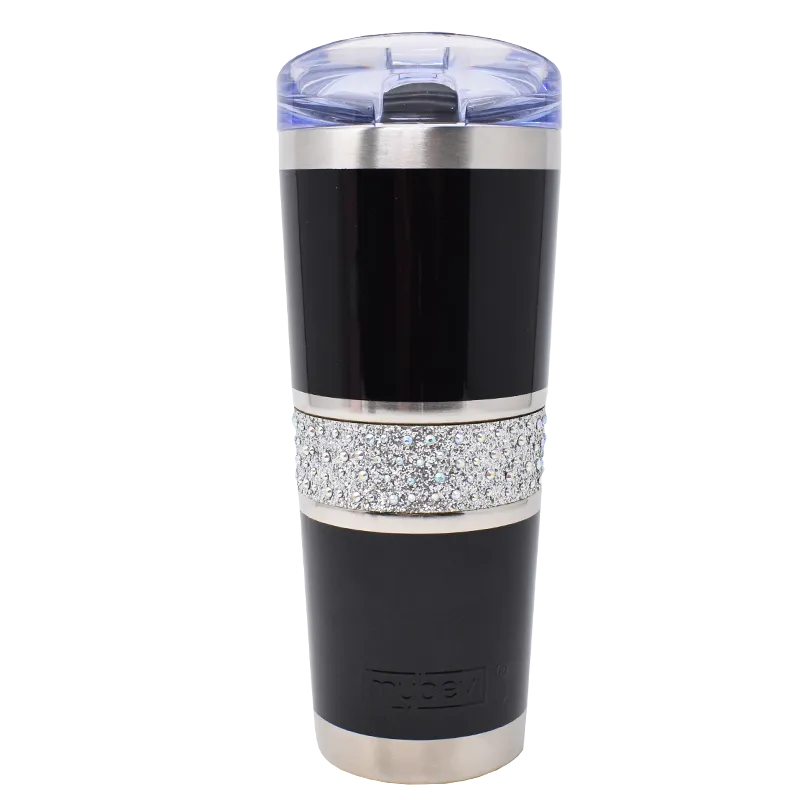 20 oz Hollywood Tumbler with Carry Ring Lid | Premium Insulated Bling Rhinestones Tumbler - Customizable