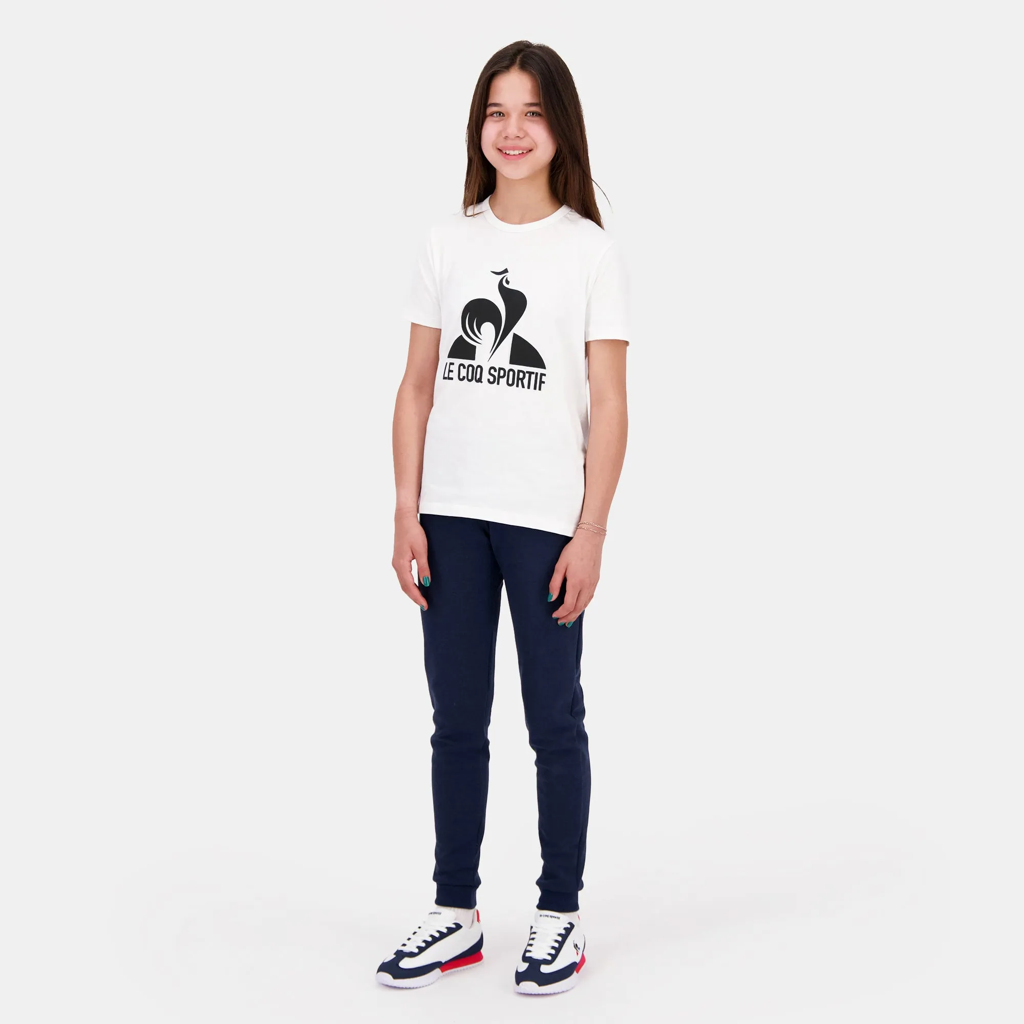 2320654-ESS Tee SS N°1 Enfant new optical white | T-shirt Enfant