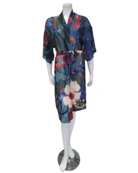 23BG727 Botanical Gardens Print Swim Kimono Cover Up