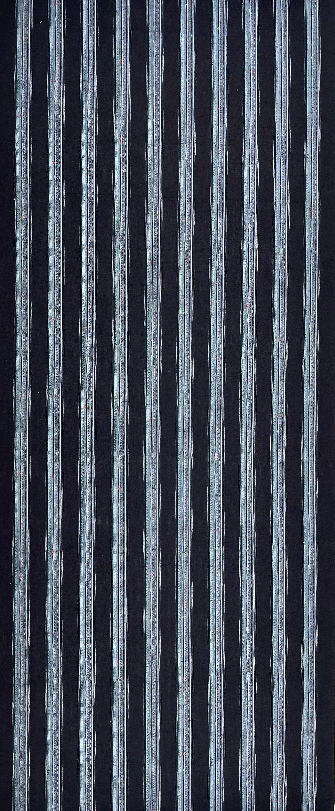 7506:1960s Japanese Cotton Deadstock Seersucker Yukata Fabric 48in.Pc.