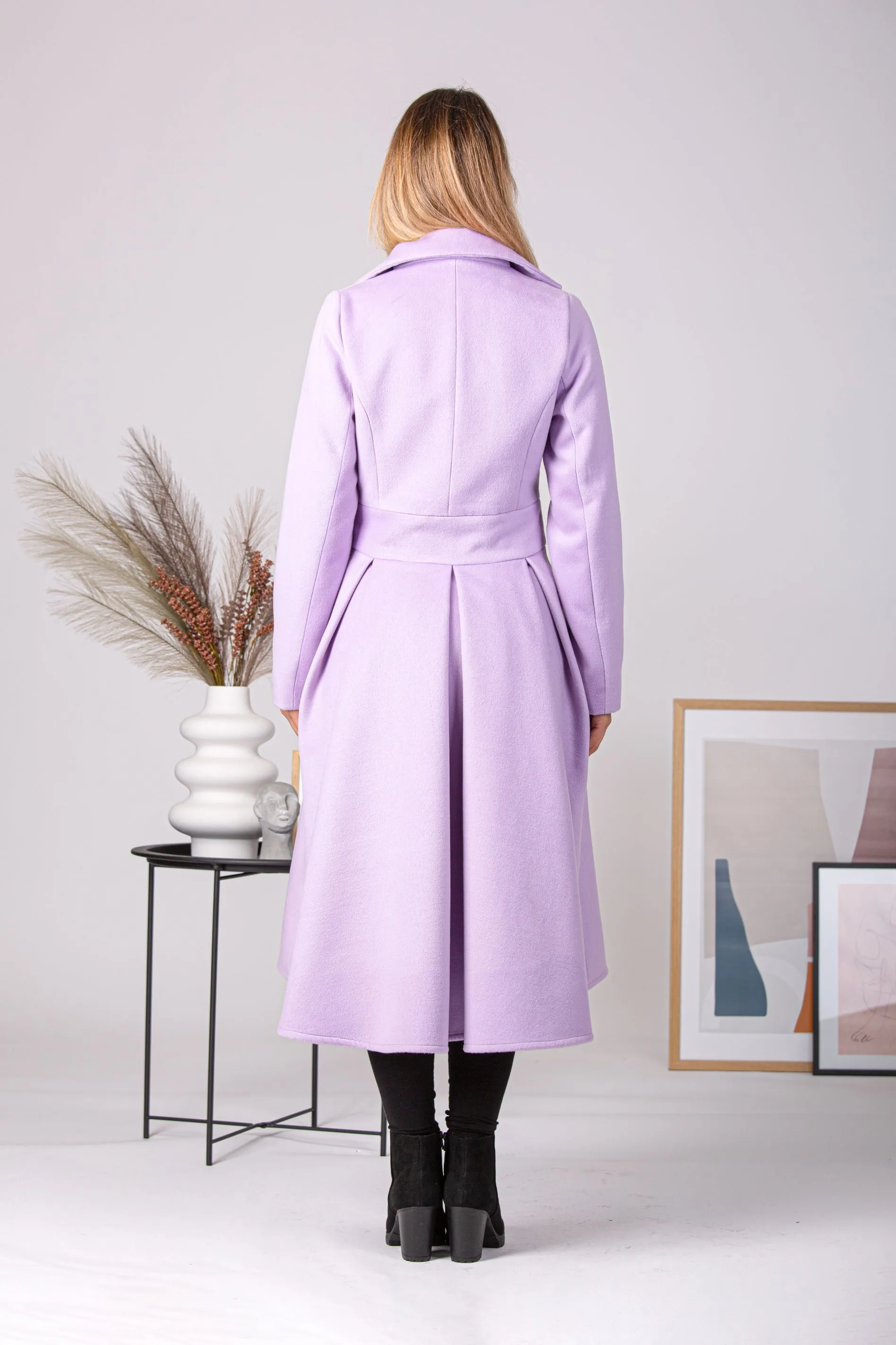 A-Line Fit and Flare Coat with Pockets