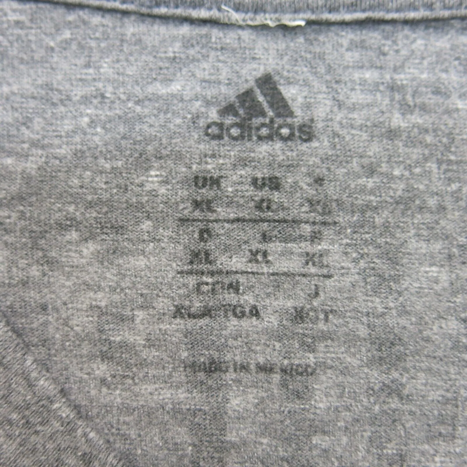 Adidas Mens T Shirt Top San Antonio Ginobili #20 Short Sleeve Logo Gray SZ XL