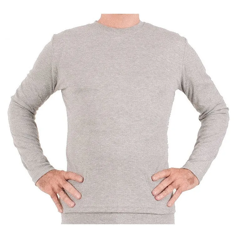 Adults Heat Control Base Layer Top Grey Marle