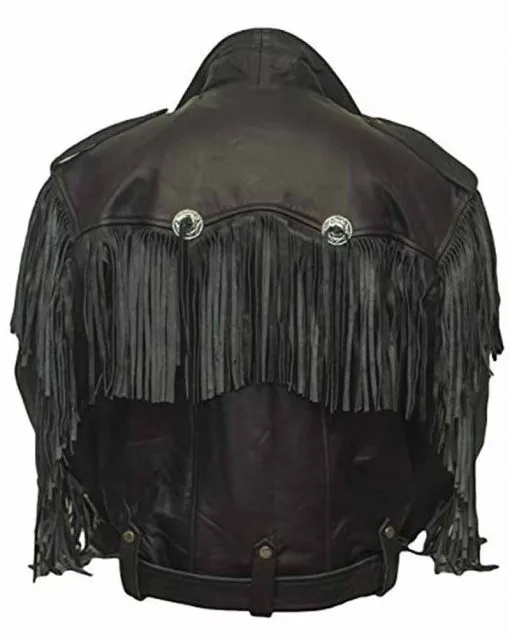 Alba Flores Black Leather Jacket