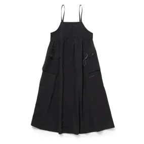 And Wander Womens Oversized Cargo Dress Black