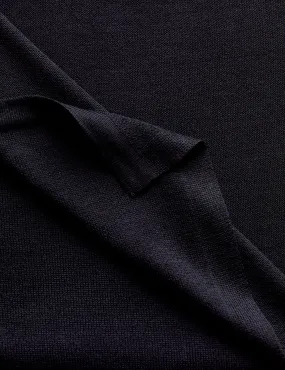 Australian Superfine Merino / Silk Wrap - Black