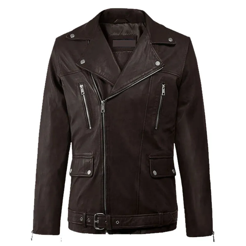 Best Fashion Motorcycle Dauntless Brown Biker Leather Jacket