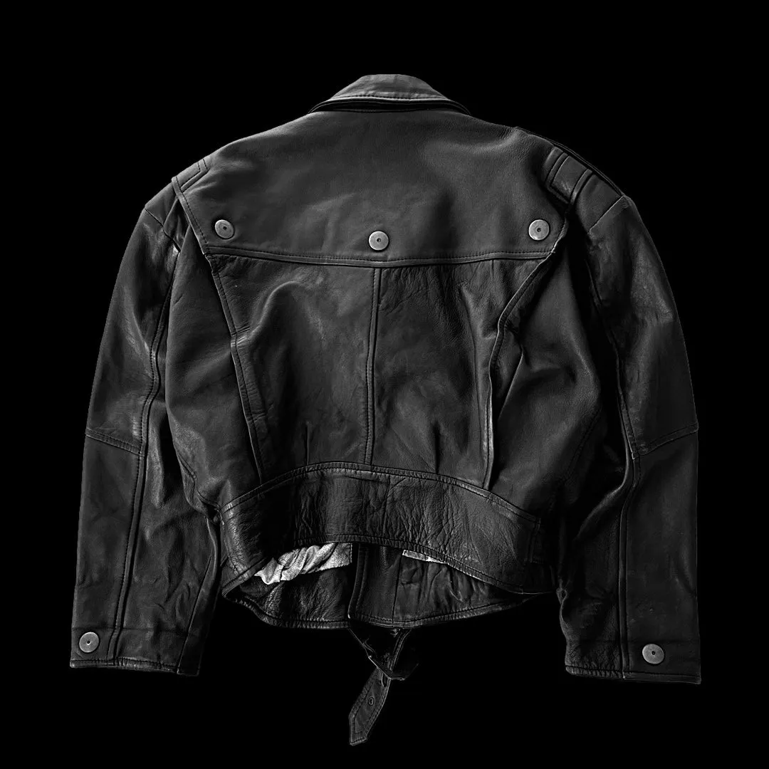 Biker leather jacket