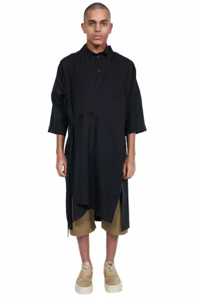 Black Kimono Robe