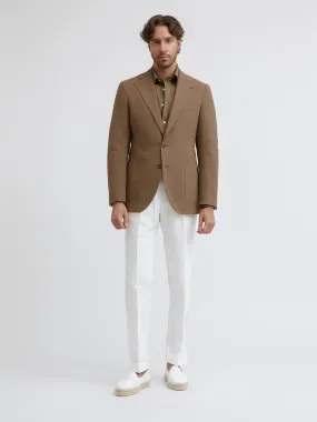 Brown Seersucker Jacket