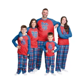 Buffalo Bills NFL Plaid Family Holiday Pajamas