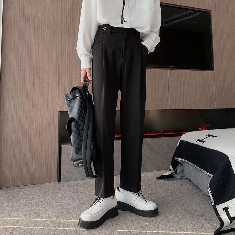 Casual Suit Cropped Pants