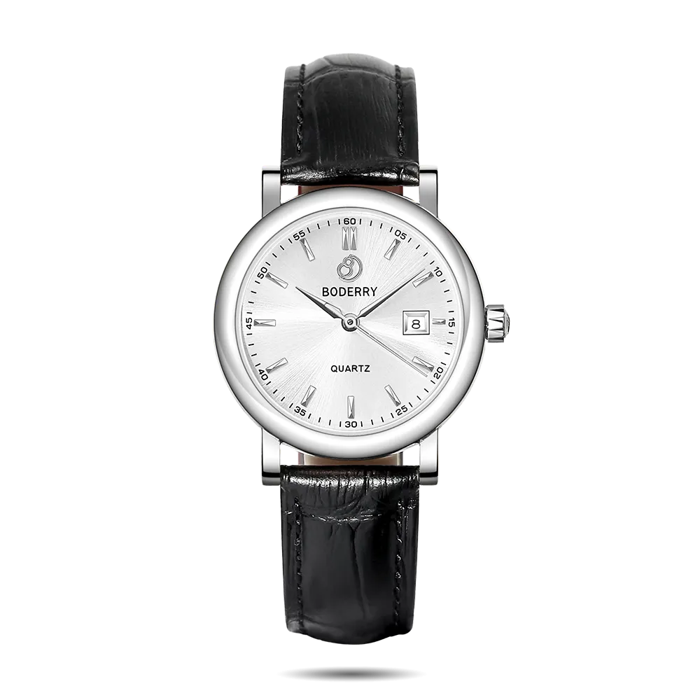 CLASSIC 32MM - Swiss Quartz Movement Watch | Silver & White