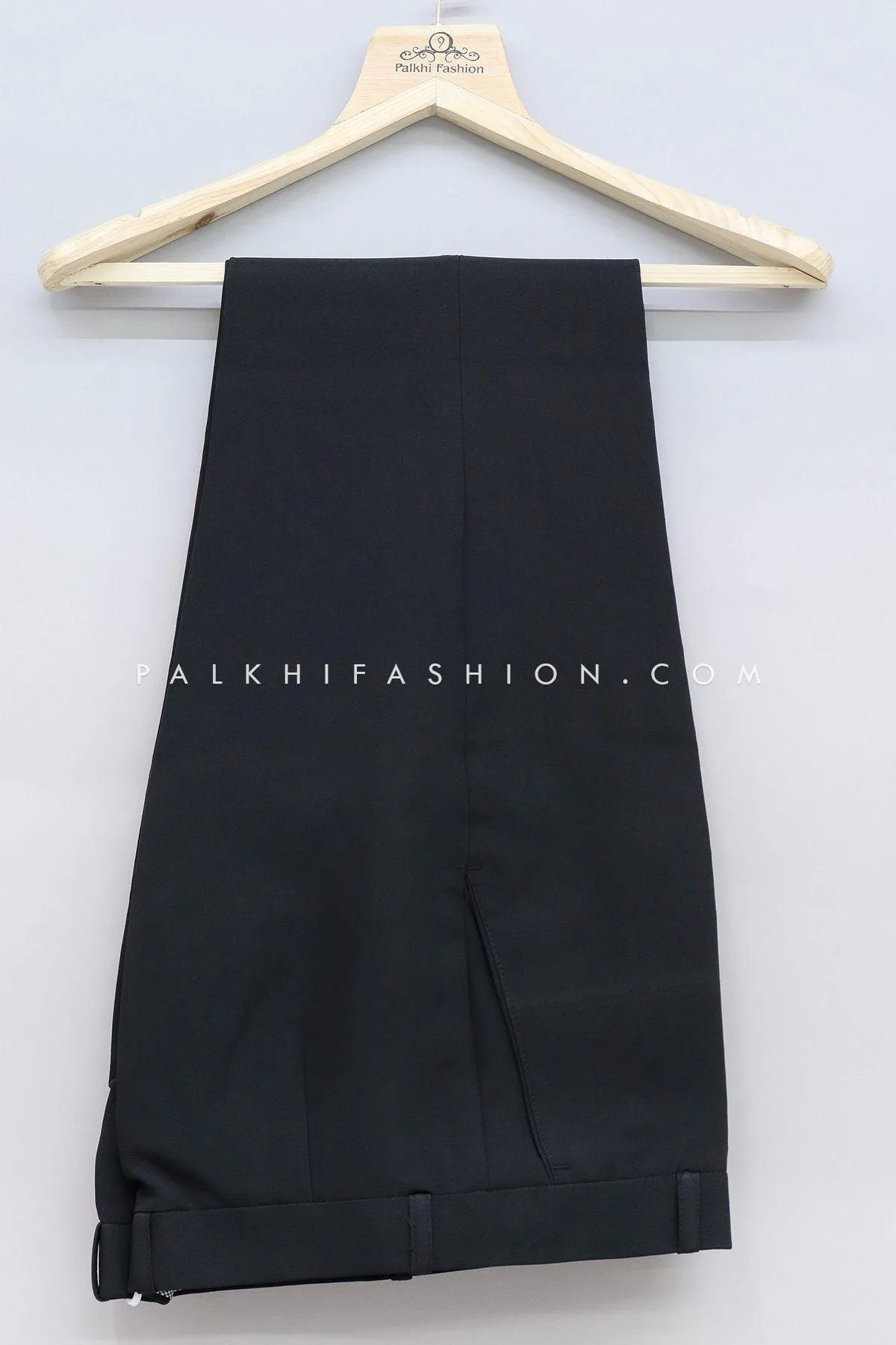 Classic Black Silk Jodhpuri Suit From Palkhi Fashion