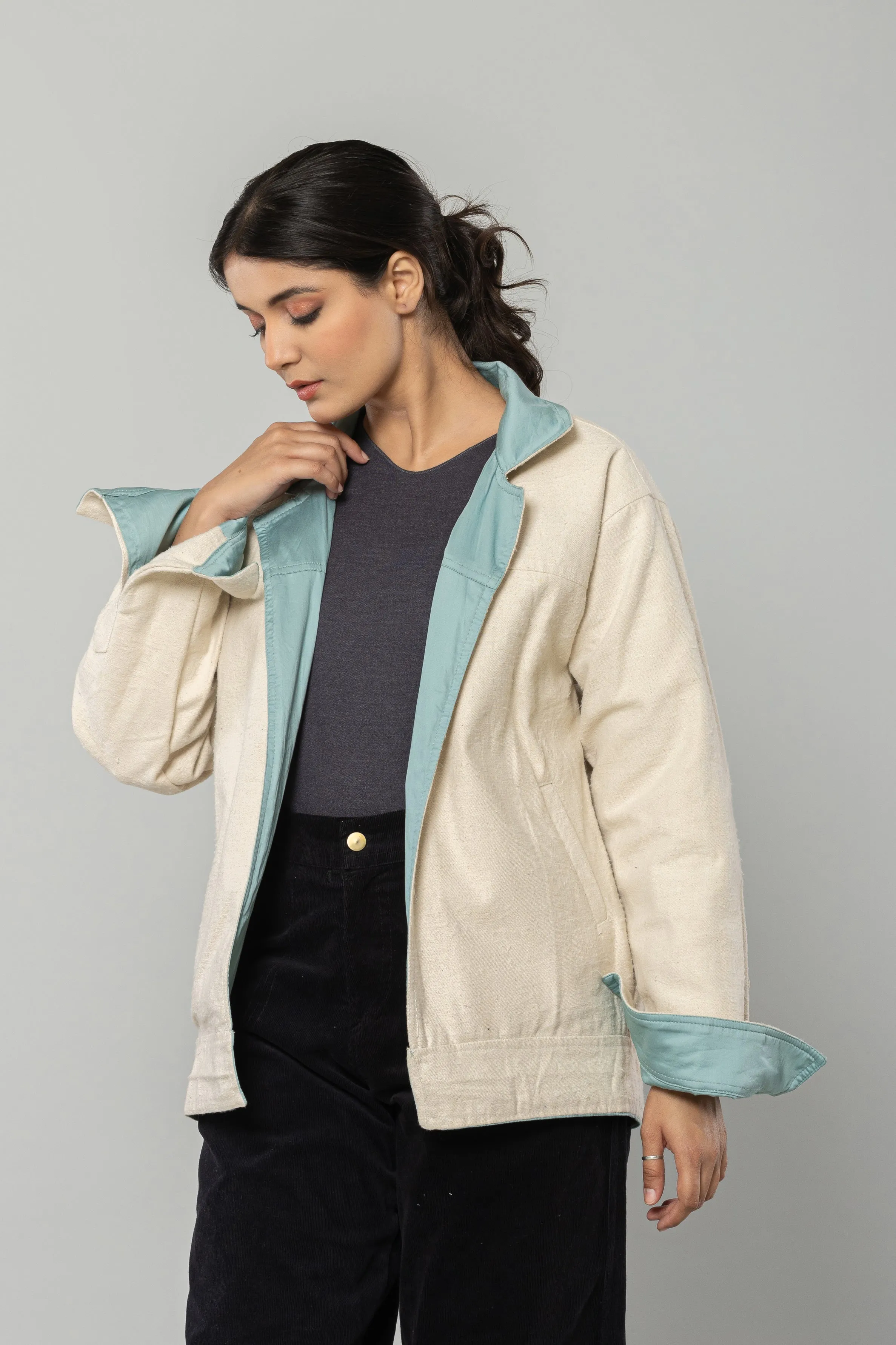 Cool Mint Reversible Unisex Jacket