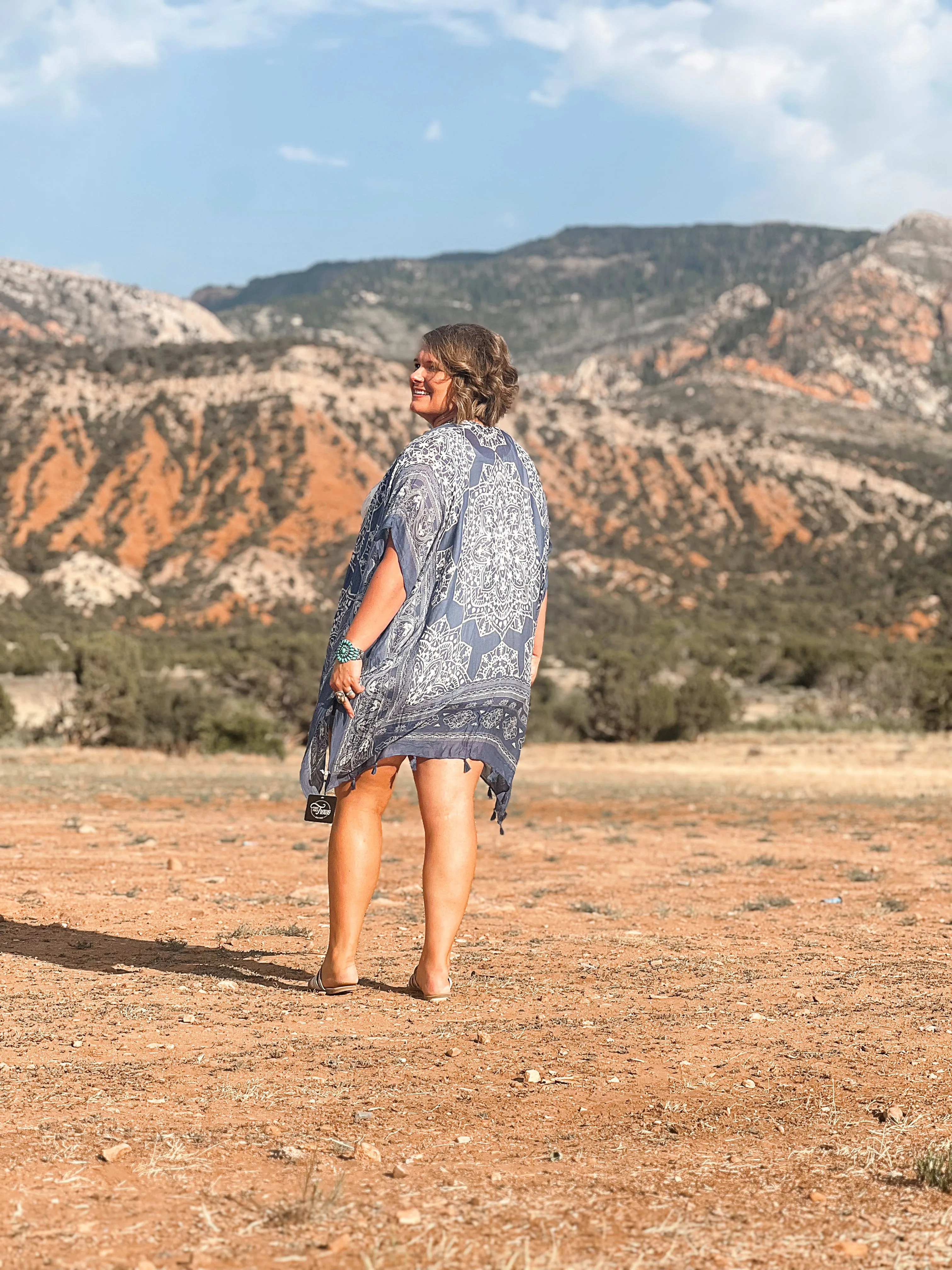 Cornflower Blue Kimono