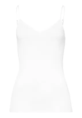 Cotton Seamless Cotton V-Neck Camisole | White 71601-101