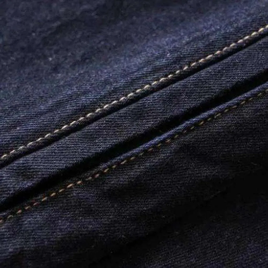 Dark wash selvedge denim jacket