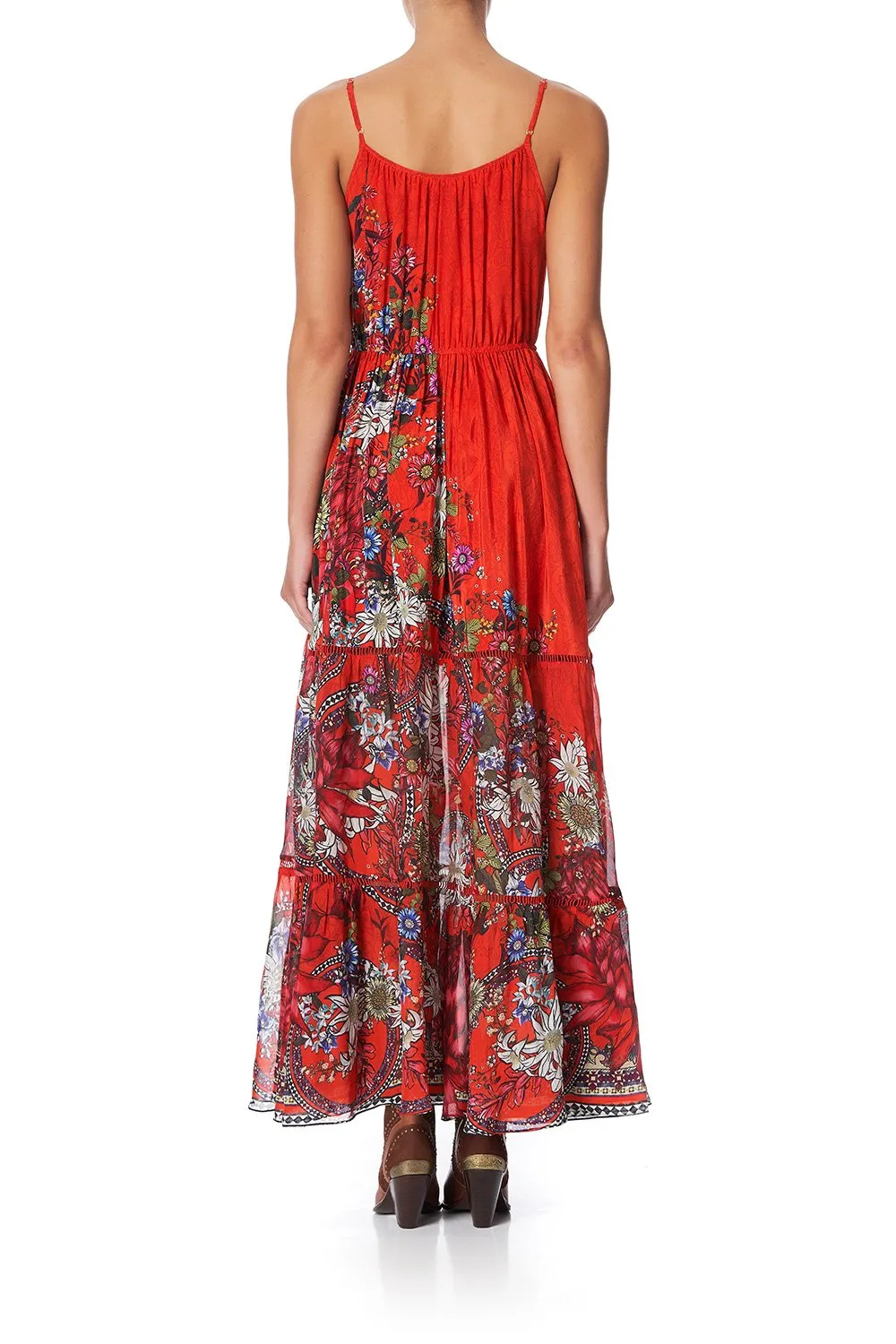 DRESS WITH FRONT TIE DETAIL WONDERING WARATAH