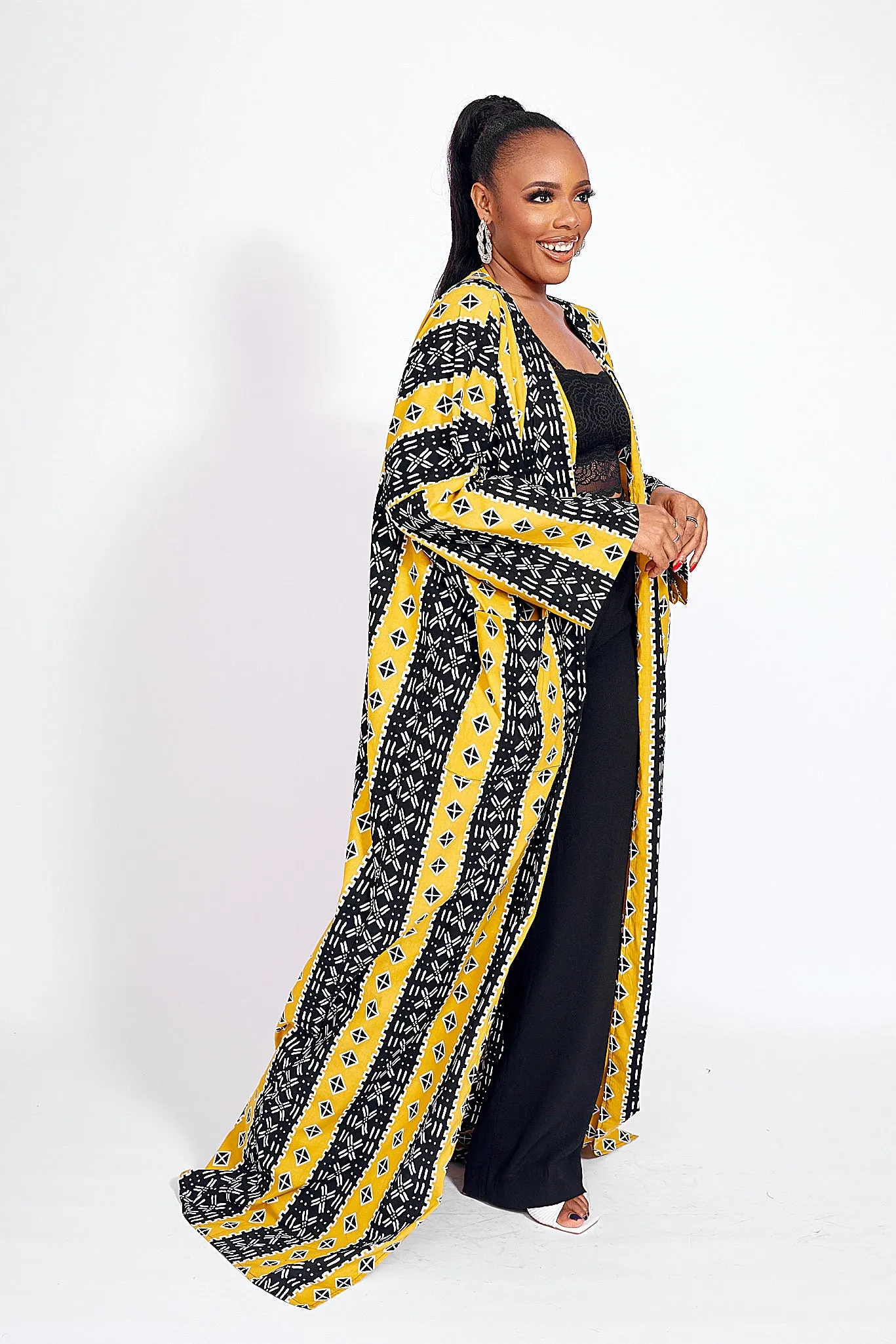 ELNA AFRICAN PRINT KIMONO