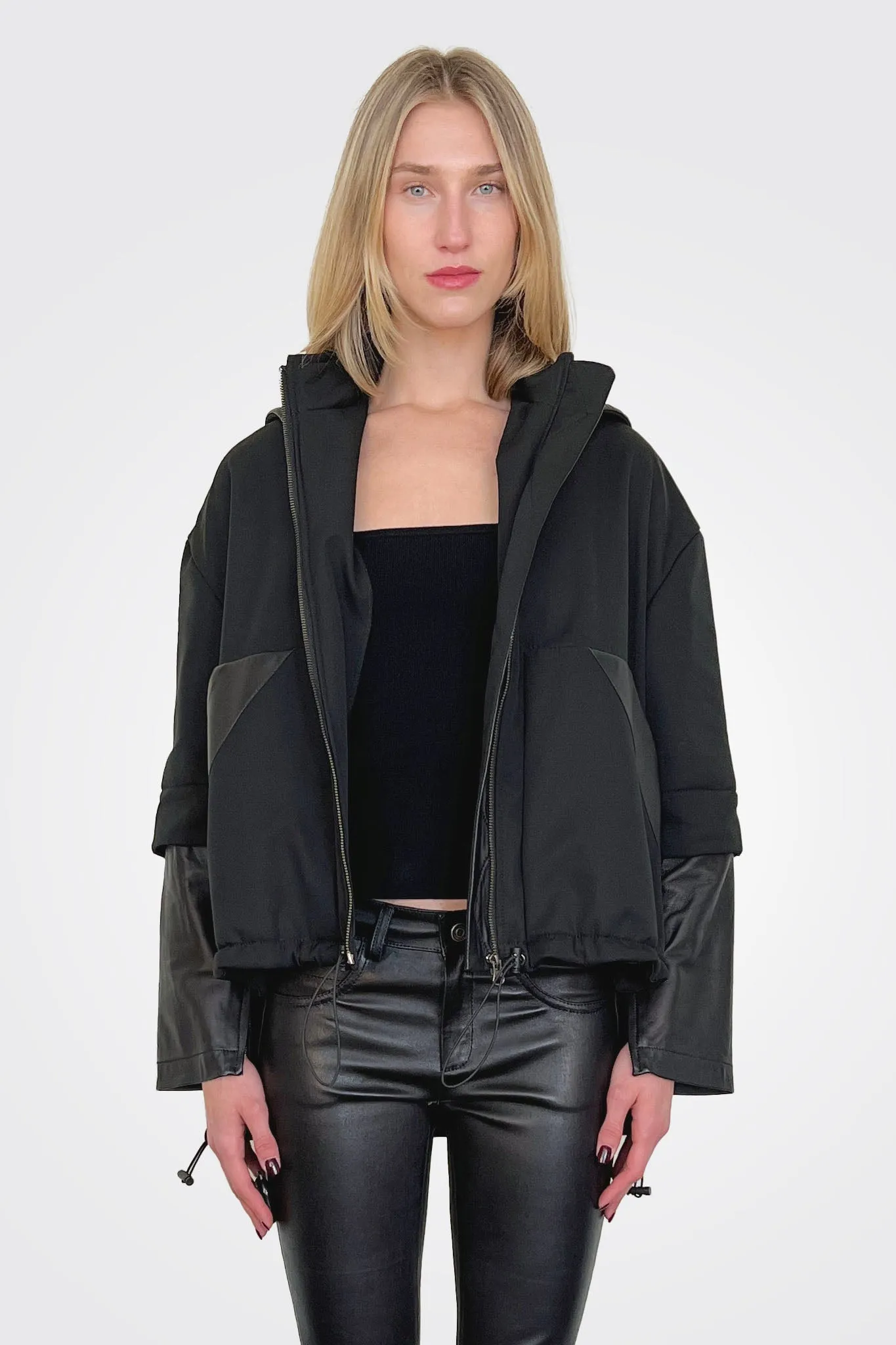 Eve Hooded Jacket - Black