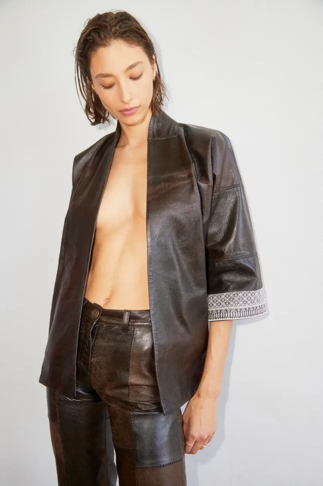 Falaise Lambskin Kimono