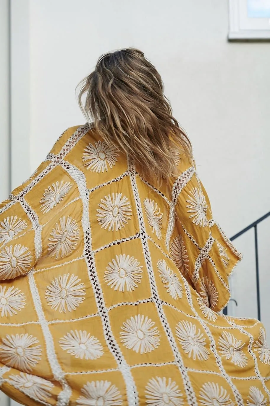 FLORA CROCHET KIMONO X FREE PEOPLE