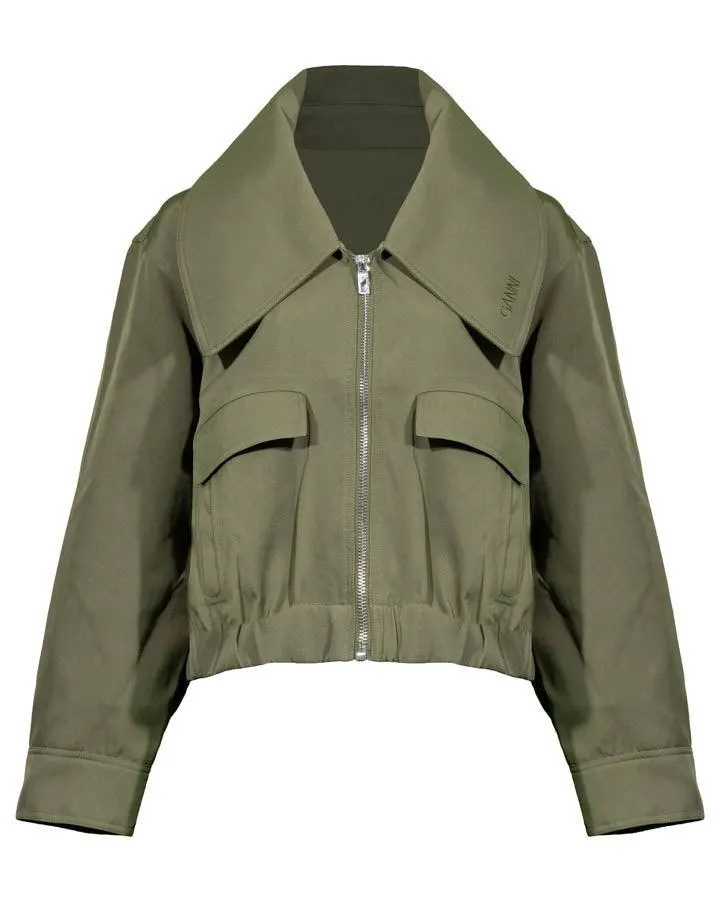 Ganni Heavy Twill Short Jacket