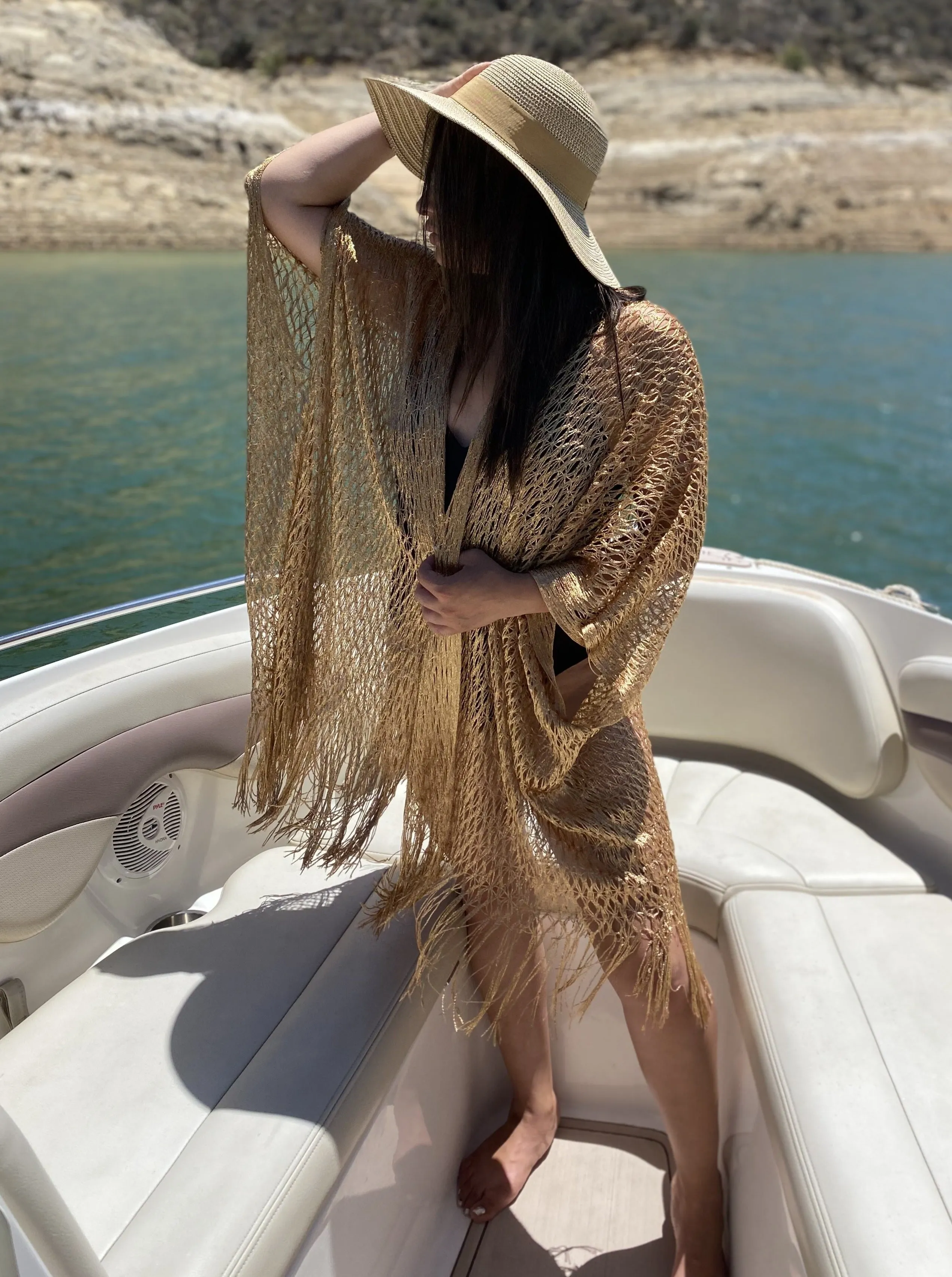 Gold Filigree Kaftan