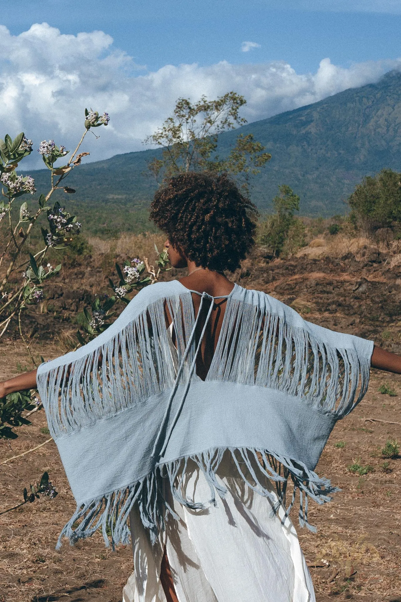 Hand Loomed Cotton Blouse • Boho Top Women • See Through Bohemian Top