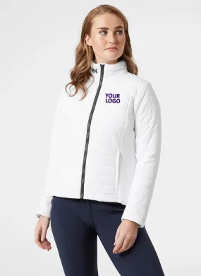 Helly Hansen Women's Insulator Custom Crew Jackets, White