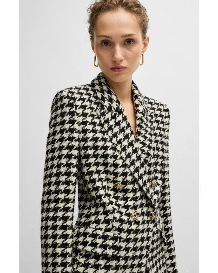 Hugo JIA-DB2 Houndstooth Jacket