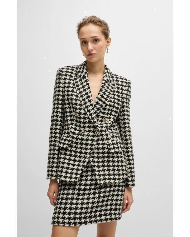 Hugo JIA-DB2 Houndstooth Jacket