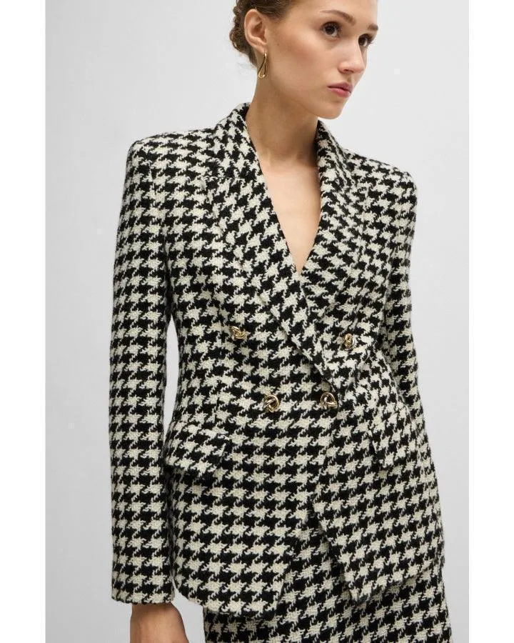 Hugo JIA-DB2 Houndstooth Jacket