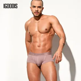 IGOODIS men's trunks underwear Summer Solid Color