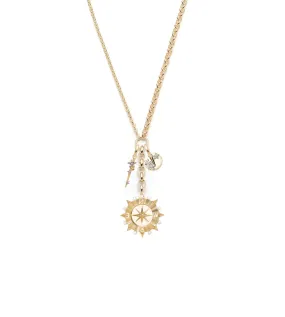 Internal Compass, Resilience & Thorn : Medium Mixed Belcher Extension Necklace