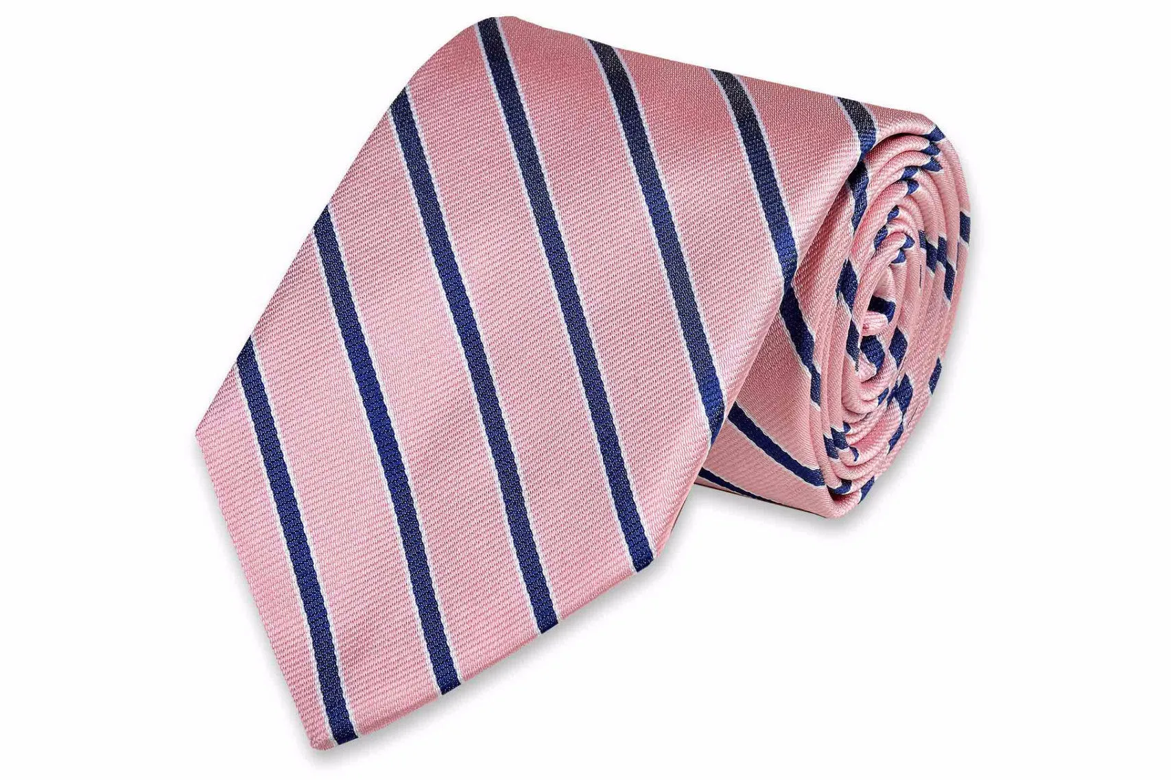 Julep Stripe Necktie - Rose