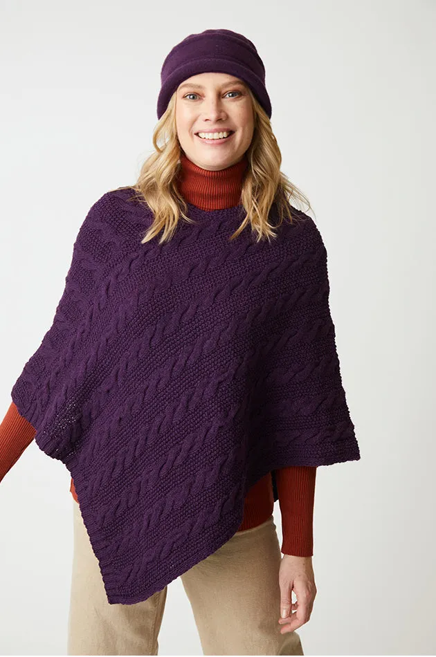 KARLA CABLE PONCHO