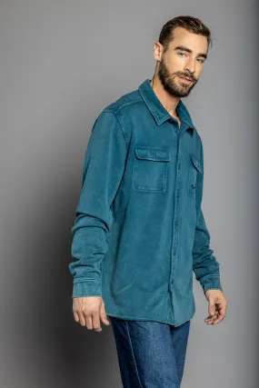 Kimes Ranch Mens Ft Work Shirt Navy 100% Cotton Cotton Jacket