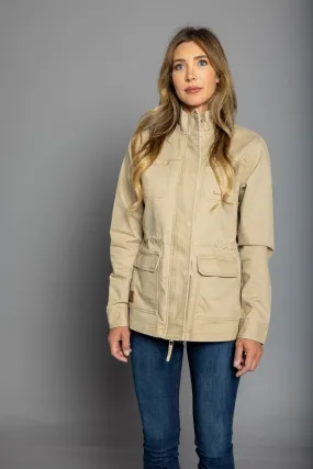 Kimes Ranch Womens Riggin Utility Khaki Cotton Blend Cotton Jacket