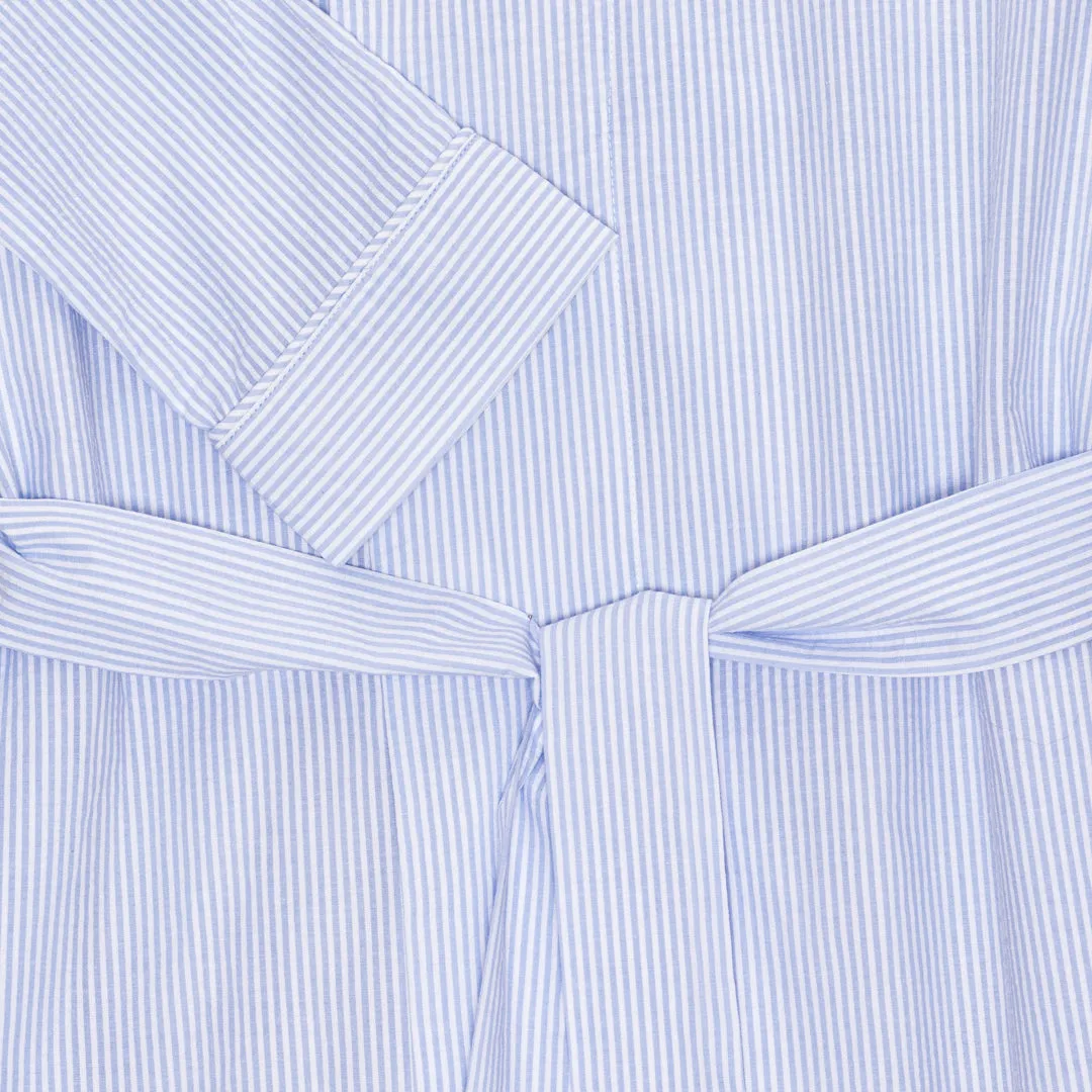 KIMONO // BLUE STRIPE // SEERSUCKER