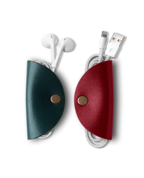 Kimono Cable Wrap (Red & Green) - Set of 2