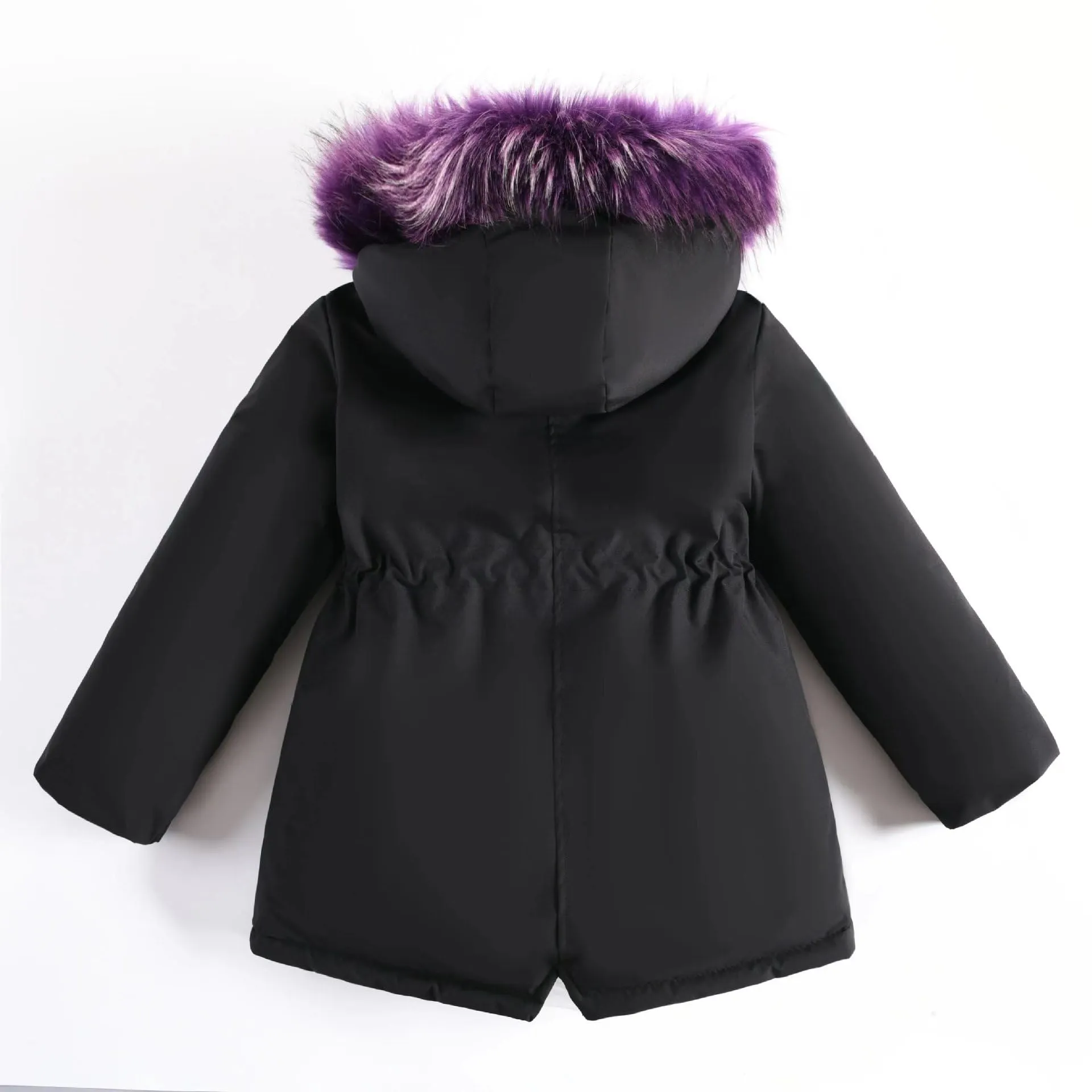 LAVIQK Girl's Winter Coat Outerwear Warm Fleece Lined Parka Puffer Long Ski Hooded Jacket With Pockets