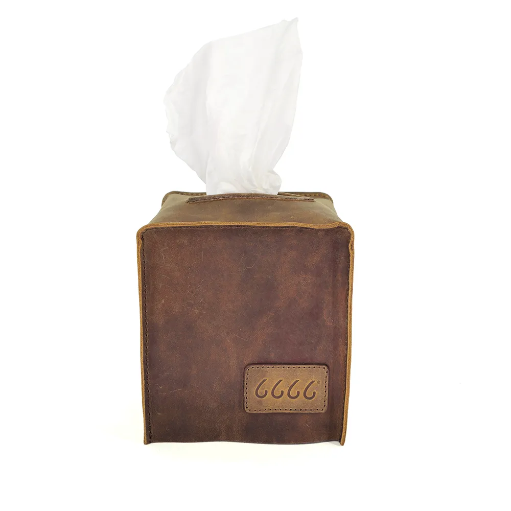 Leather Tissue Box Cover