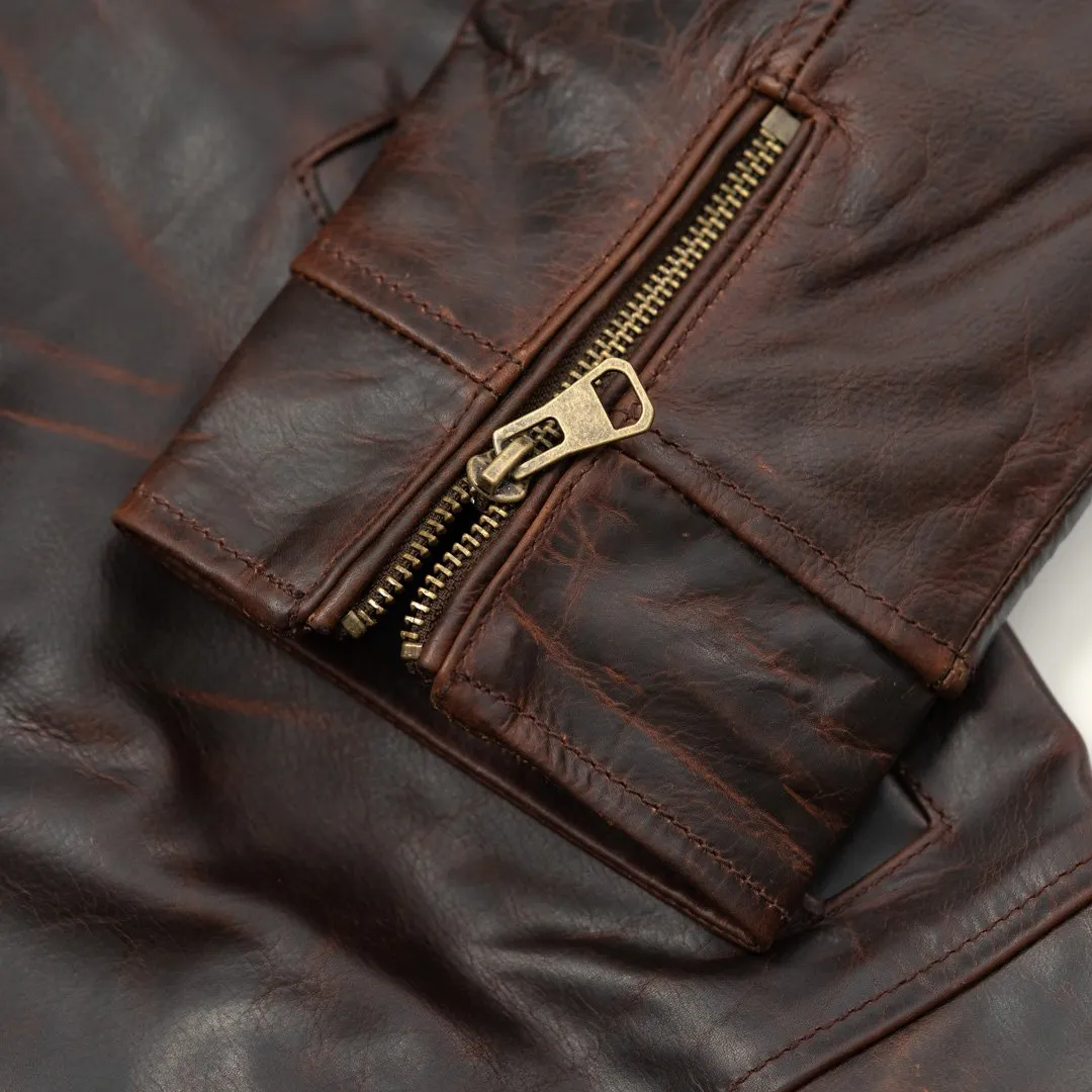 Legacy Leather Jacket | Brown