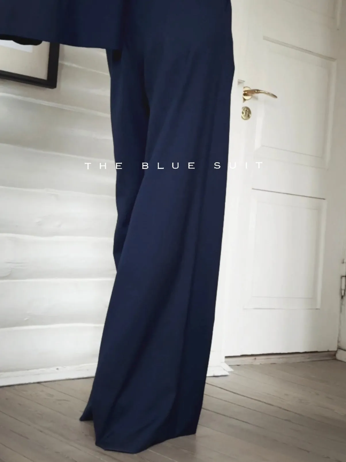 LOOSE SLACKS - DARK BLUE