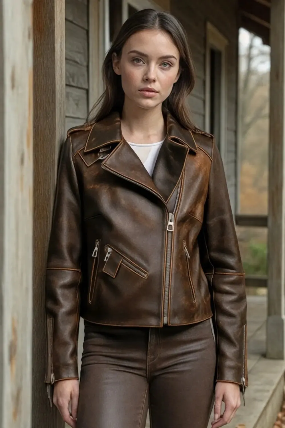 Loretta Vintage Leather Jacket