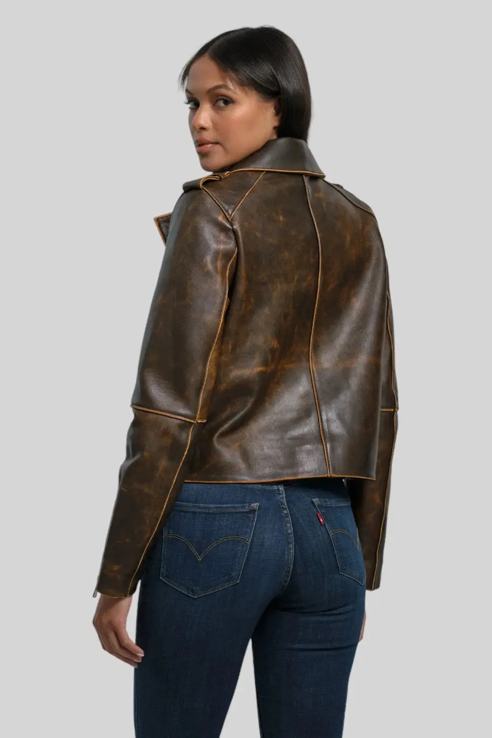 Loretta Vintage Leather Jacket