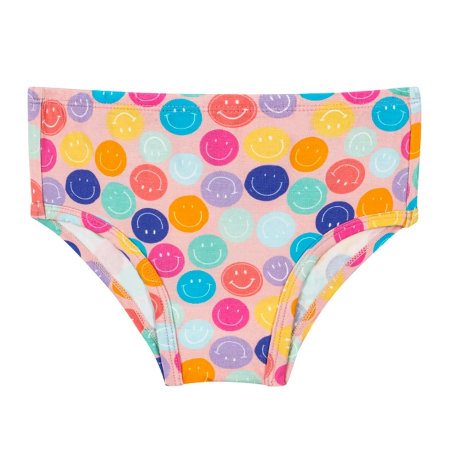 Macaron   Me Bamboo Girls Underwear Set - Smiles