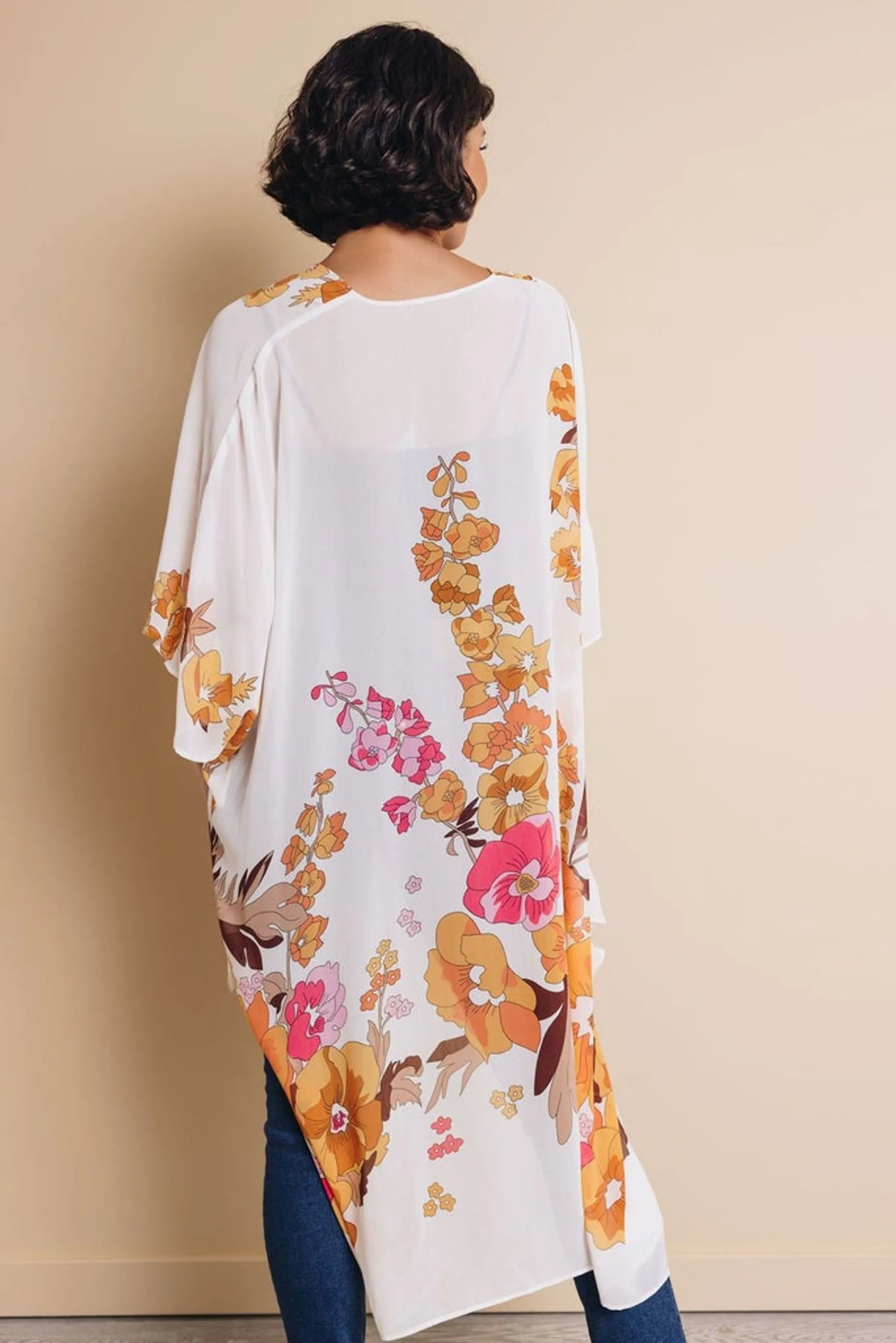 May Flowers Floral Kimono